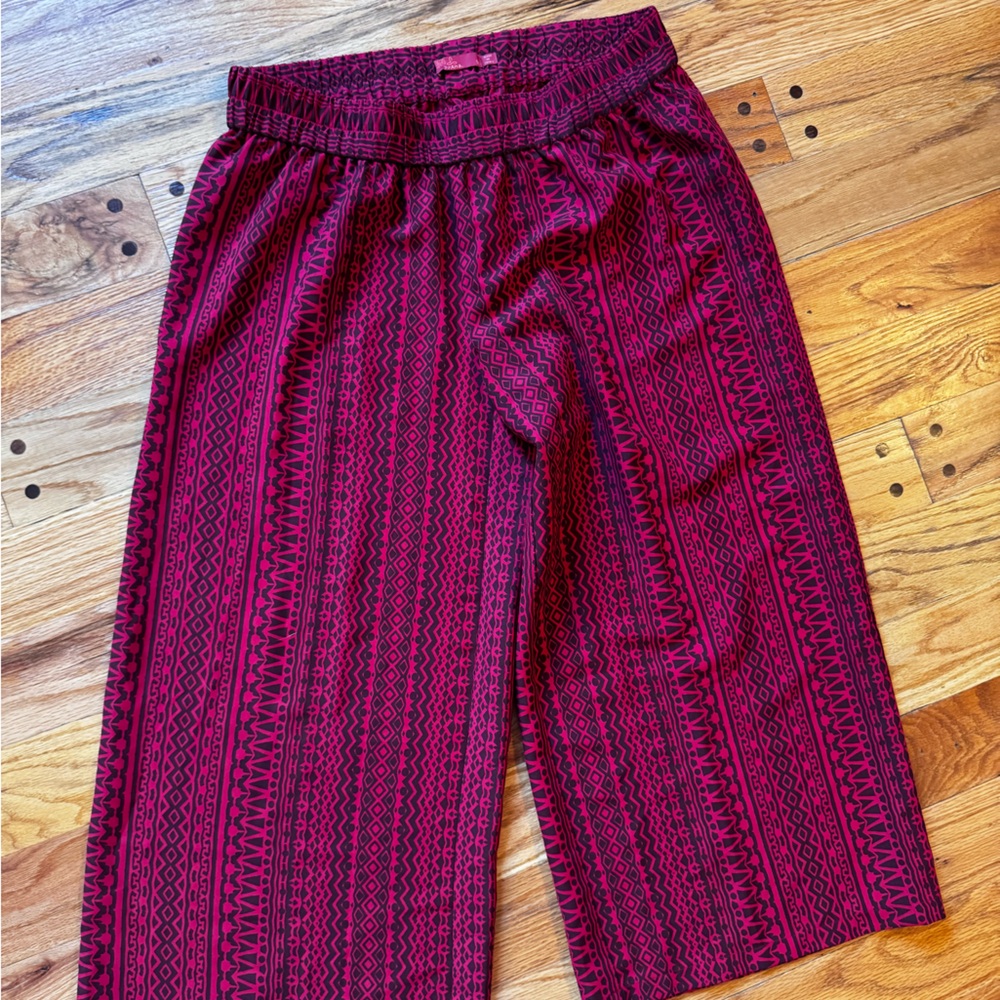 Prana Cropped Geometric Pants
